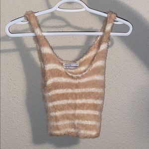 Urban outfitters fuzzy sweater tank